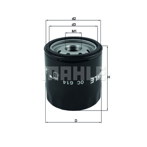 &Ouml;lfilter KNECHT OC 614 f&uuml;r CHRYSLER FIAT GMC OPEL SUZUKI VAUXHALL CHEVROLET VAG