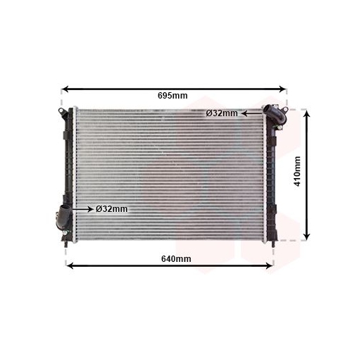 K&uuml;hler, Motork&uuml;hlung VAN WEZEL 06002307 f&uuml;r BMW