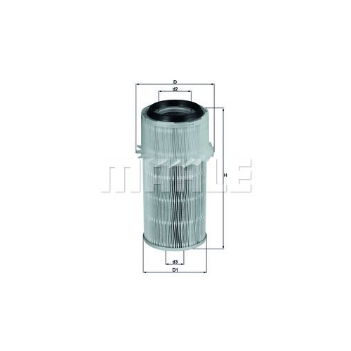 Luftfilter KNECHT LX 682 f&uuml;r MITSUBISHI HYUNDAI