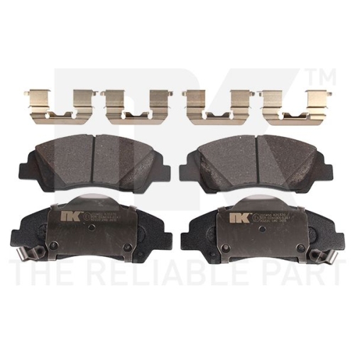 Bremsbelagsatz, Scheibenbremse NK 223450 f&uuml;r HYUNDAI, Vorderachse