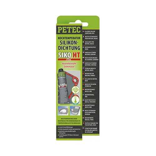 Dichtstoff PETEC 97880 HOCHTEMPERATUR-SILIKONDICHTUNG SIKO, ROT