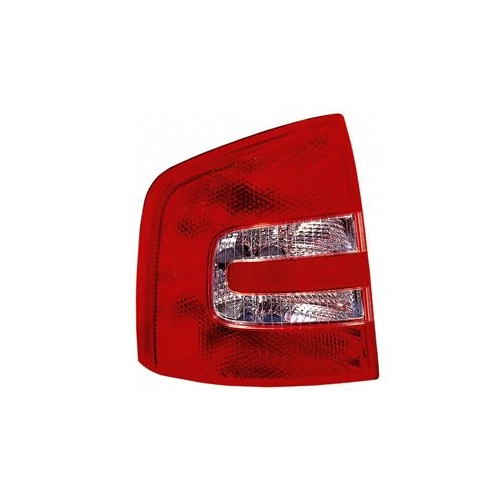 Heckleuchte VAN WEZEL 7622935 f&uuml;r SKODA, links