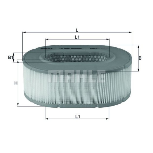 Luftfilter KNECHT LX 2535