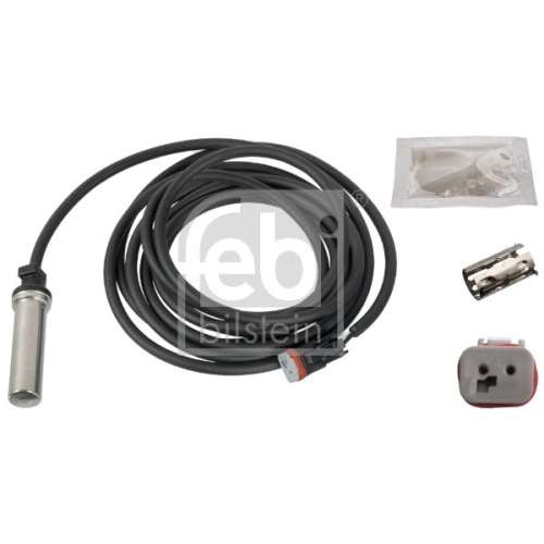 Febi Bilstein 171612 ABS-Sensor mit H&uuml;lse und Fett, 1 St&uuml;ck