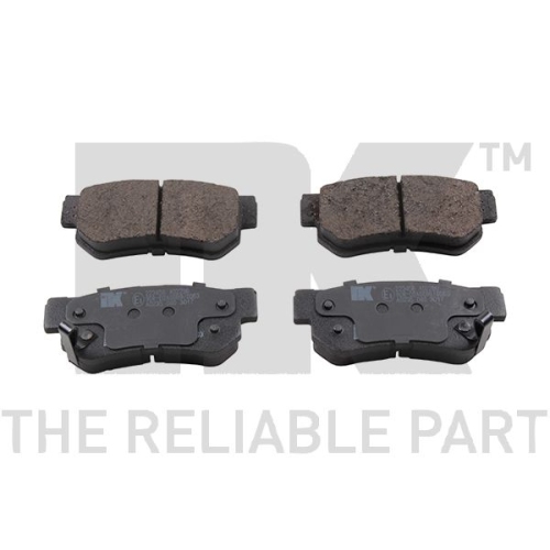 Bremsbelagsatz, Scheibenbremse NK 223456 f&uuml;r HYUNDAI, Hinterachse