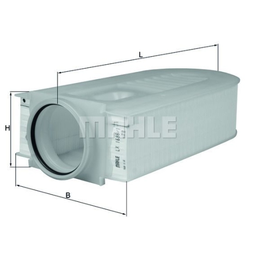Luftfilter KNECHT LX 1686/1 f&uuml;r MERCEDES-BENZ
