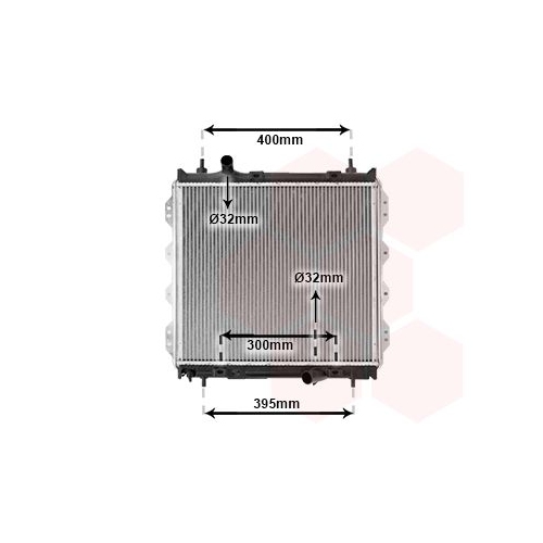 K&uuml;hler, Motork&uuml;hlung VAN WEZEL 07002083 f&uuml;r CHRYSLER