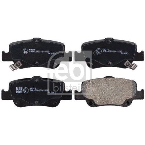 Febi Bilstein 170285 Bremsbelagsatz, 1 St&uuml;ck