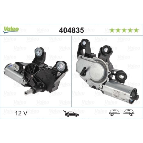 Wischermotor VALEO 404835 ORIGINAL TEIL f&uuml;r SEAT VW, hinten