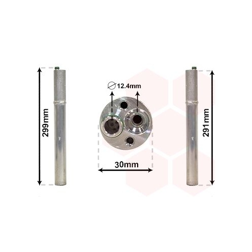 Trockner, Klimaanlage VAN WEZEL 0300D298 f&uuml;r AUDI