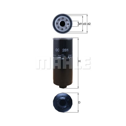 &Ouml;lfilter KNECHT OC 281 f&uuml;r VAG