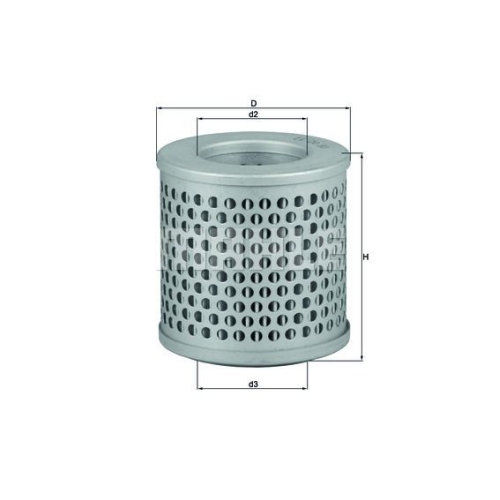 Luftfilter KNECHT LX 253 f&uuml;r MAN O & K