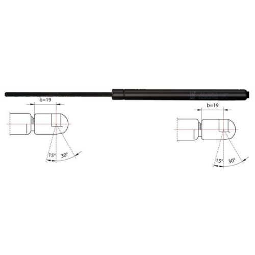 Gasfeder, Koffer-/Laderaum METZGER 2110490 f&uuml;r TOYOTA