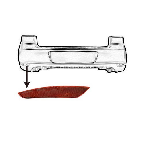 R&uuml;ckstrahler VAN WEZEL 5863929 f&uuml;r VW, links