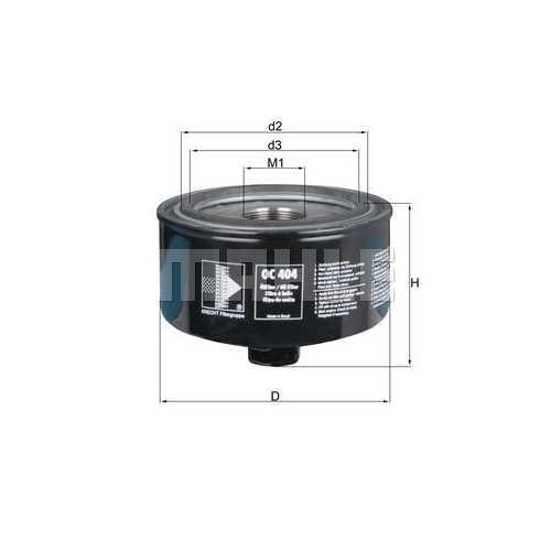 &Ouml;lfilter KNECHT OC 404 f&uuml;r VAG