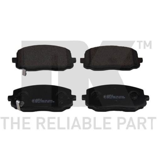 Bremsbelagsatz, Scheibenbremse NK 223513 f&uuml;r HYUNDAI KIA, Vorderachse