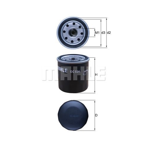 &Ouml;lfilter KNECHT OC 534 f&uuml;r CITRO&Euml;N DAIHATSU FORD GMC PEUGEOT TOYOTA JOHN DEERE