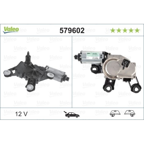 Wischermotor VALEO 579602 ORIGINAL TEIL f&uuml;r AUDI, hinten