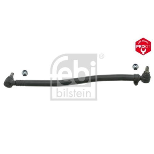Febi Bilstein 27241 Lenkstange mit Sicherungsmuttern, vom Lenkgetriebe zur 1. Vorderachse , 1 St&uuml;ck