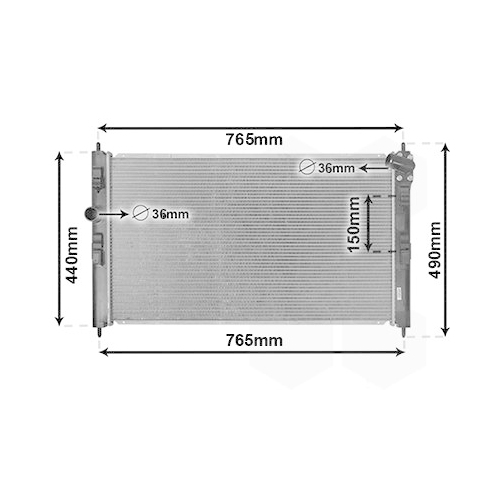 K&uuml;hler, Motork&uuml;hlung VAN WEZEL 09012709 f&uuml;r CITRO&Euml;N/PEUGEOT