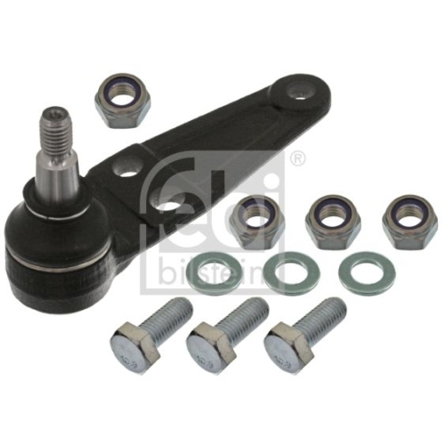 Febi Bilstein 14756 Traggelenk mit Schrauben, Unterlegscheiben und Sicherungsmuttern , 1 St&uuml;ck