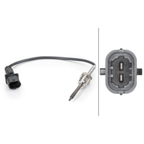 Sensor, Abgastemperatur HELLA 6PT 014 494-021 f&uuml;r OPEL VAUXHALL CHEVROLET