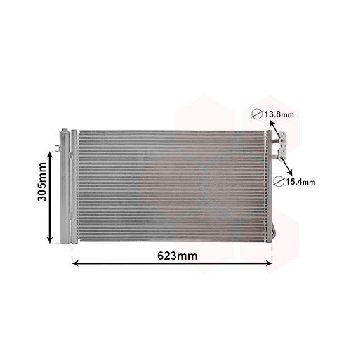 Kondensator, Klimaanlage VAN WEZEL 06005296 f&uuml;r BMW