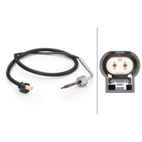 Sensor, Abgastemperatur HELLA 6PT 014 494-211 f&uuml;r MERCEDES-BENZ