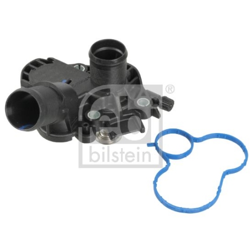 Febi Bilstein 174390 Thermostat mit Geh&auml;use und Dichtung, 1 St&uuml;ck