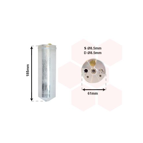 Trockner, Klimaanlage VAN WEZEL 3200D151 f&uuml;r MITSUBISHI