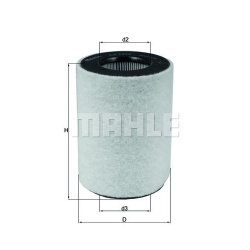 Luftfilter KNECHT LX 1792 f&uuml;r MERCEDES-BENZ SMART