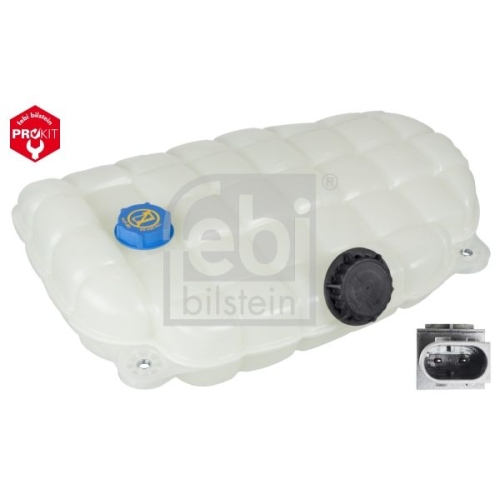 Febi Bilstein 104439 K&uuml;hlerausgleichsbeh&auml;lter mit Deckel und Sensor, 1 St&uuml;ck