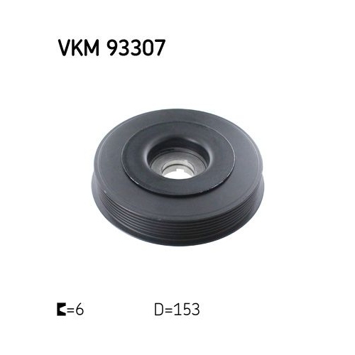 Riemenscheibe, Kurbelwelle SKF VKM 93307 f&uuml;r CITRO&Euml;N FORD PEUGEOT TOYOTA VOLVO