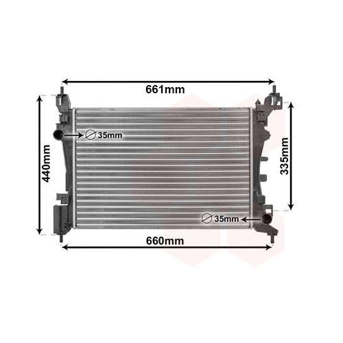 K&uuml;hler, Motork&uuml;hlung VAN WEZEL 17002318 f&uuml;r FIAT / LANCIA
