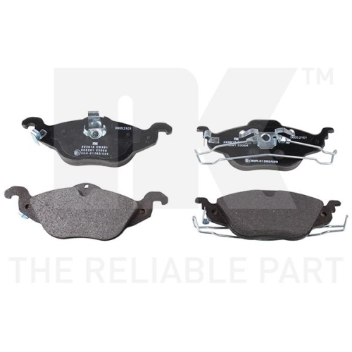 Bremsbelagsatz, Scheibenbremse NK 223618 f&uuml;r OPEL VAUXHALL, Vorderachse