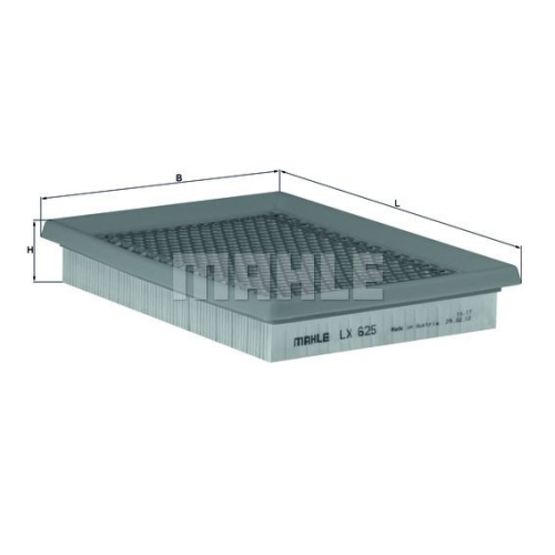 Luftfilter KNECHT LX 625 f&uuml;r FIAT