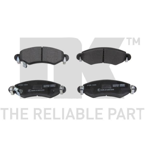 Bremsbelagsatz, Scheibenbremse NK 223623 f&uuml;r OPEL SUZUKI VAUXHALL, Vorderachse