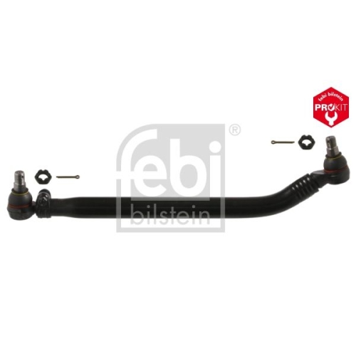 Febi Bilstein 35134 Lenkstange mit Kronenmuttern und Splinten, vom Lenkgetriebe zur 1. Vorderachse , 1 St&uuml;ck