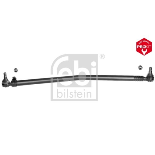 Febi Bilstein 19896 Lenkstange mit Sicherungsmuttern, vom Lenkgetriebe zur 1. Vorderachse , 1 St&uuml;ck