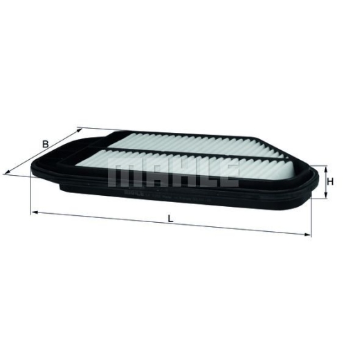 Luftfilter KNECHT LX 3152 f&uuml;r GMC CHEVROLET