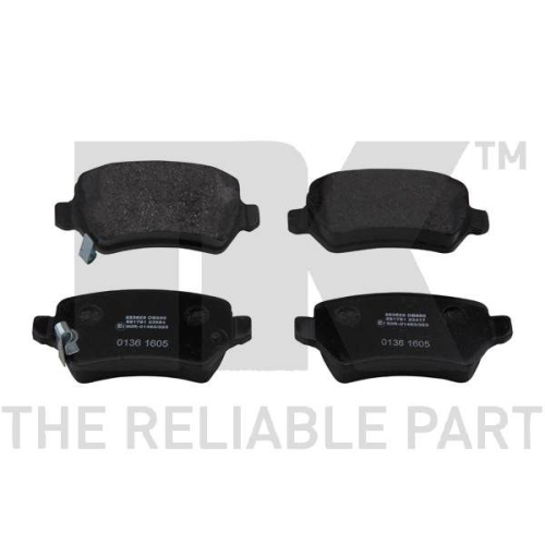 Bremsbelagsatz, Scheibenbremse NK 223625 f&uuml;r OPEL VAUXHALL CHEVROLET KIA HOLDEN