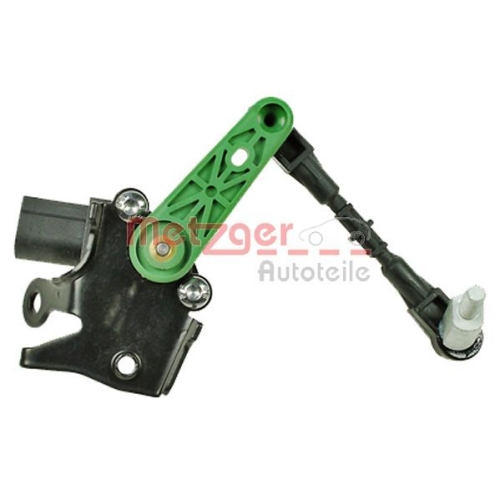 Sensor, Leuchtweiteregulierung METZGER 0901251 GREENPARTS f&uuml;r VAG
