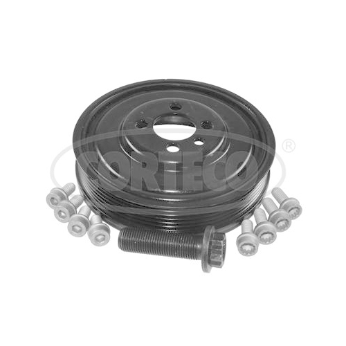 Riemenscheibensatz, Kurbelwelle CORTECO 80004925 f&uuml;r AUDI FORD SEAT SKODA VW