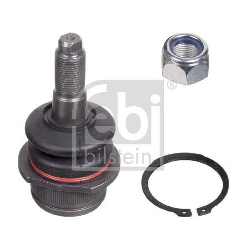 Febi Bilstein 02107 Traggelenk mit Sicherungsmutter und Sicherungsring , 1 St&uuml;ck