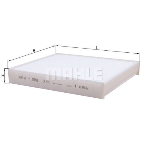 Filter, Innenraumluft KNECHT LA 472 f&uuml;r GMC OPEL VAUXHALL CHEVROLET