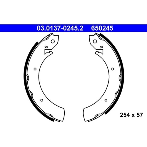 Bremsbackensatz ATE 03.0137-0245.2 f&uuml;r MERCEDES-BENZ, Hinterachse