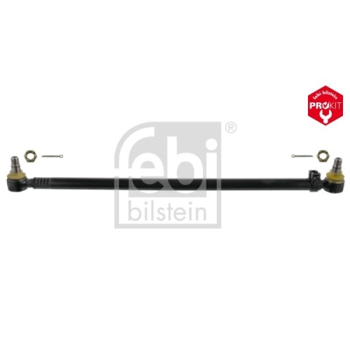 Febi Bilstein 35151 Lenkstange mit Kronenmuttern und Splinten, vom Lenkgetriebe zur 1. Vorderachse , 1 St&uuml;ck
