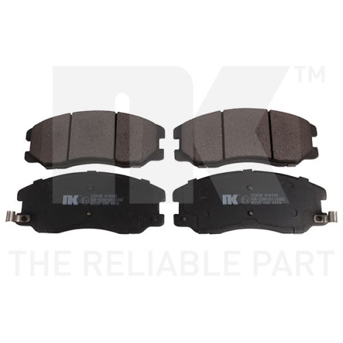 Bremsbelagsatz, Scheibenbremse NK 223638 f&uuml;r OPEL VAUXHALL CHEVROLET