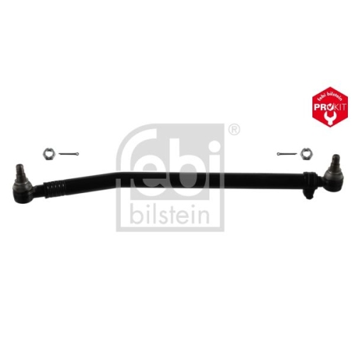 Febi Bilstein 35152 Lenkstange mit Kronenmuttern und Splinten, vom Lenkgetriebe zur 1. Vorderachse , 1 St&uuml;ck