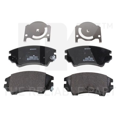 Bremsbelagsatz, Scheibenbremse NK 223641 f&uuml;r OPEL SAAB VAUXHALL CHEVROLET